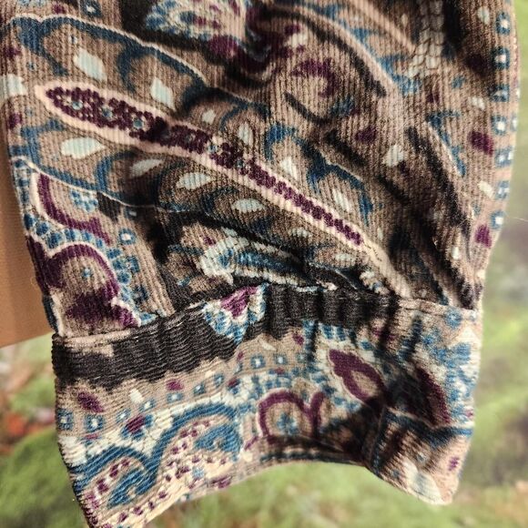 cute charter club paisley corduroy - Picture 6 of 8